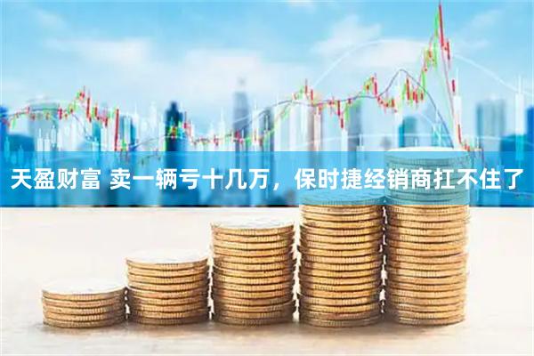 天盈财富 卖一辆亏十几万，保时捷经销商扛不住了